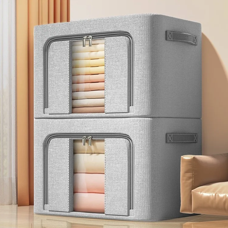 抢！特大号72L【拍一发三】牛津布大容量收纳箱加厚可折叠棉被衣服