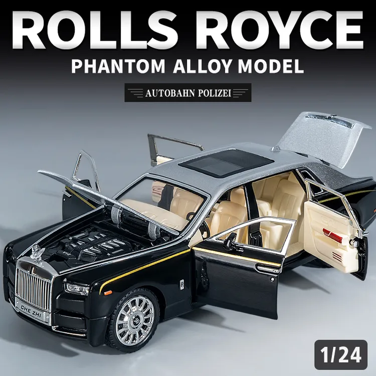 仿真劳斯莱斯幻影超大号合金车模男孩生日礼物玩具车汽车模型收藏