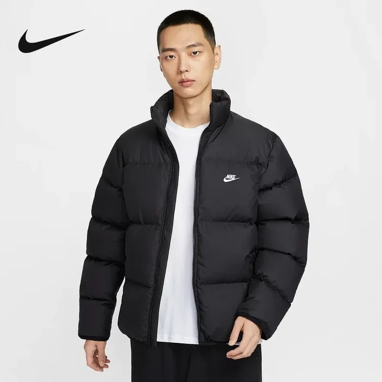 Nike耐克男子羽绒服2025新款保暖运动休闲立领羽绒外套IB2976-010