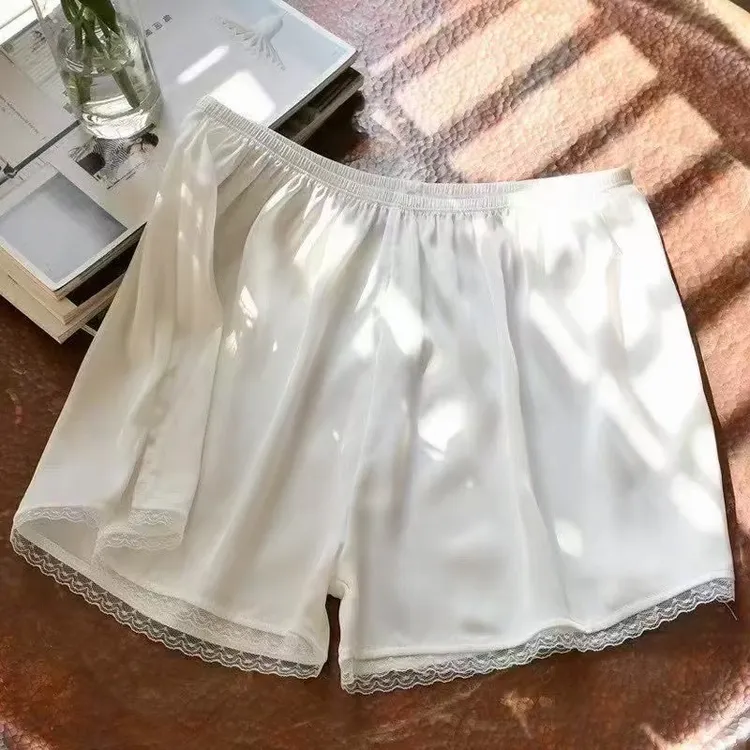安全裤女防走光夏季薄款可外穿不卷边打底短裤冰丝宽松居家保险裤