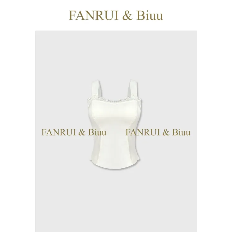 FANRUI/泛芮 「甜辣蕾丝」时髦打底修身纯欲百搭背心吊带B19598