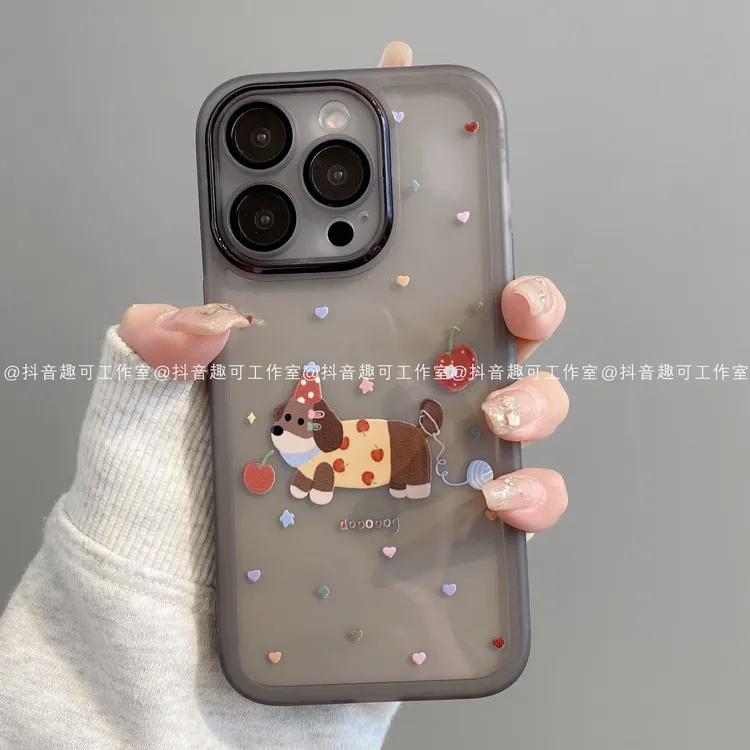 金属镜框适用iphone17promax苹果16手机壳15/14/13/12/11华为樱桃