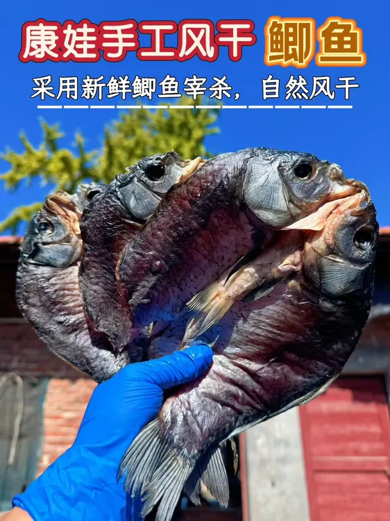 湖北特色开背阳干鲫鱼6-8成干