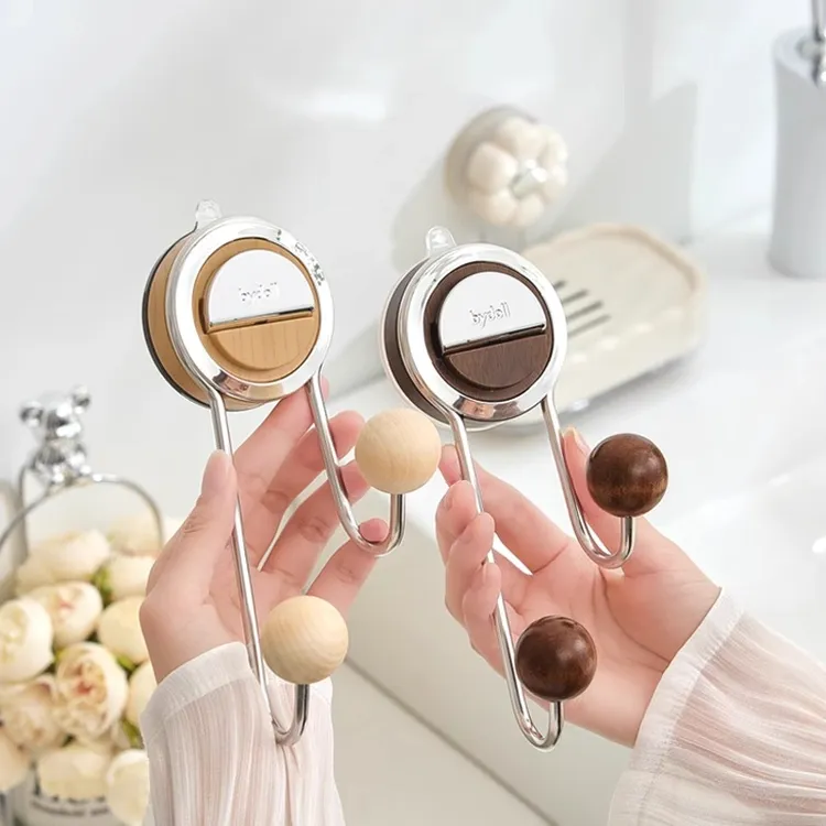 吸盘挂钩免打孔强力承重门后壁挂衣钩浴室无痕粘钩挂衣服神器