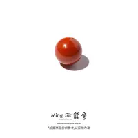 【铭舍 山黎圆珠】天然南红玛瑙满色满肉单珠裸石DIY