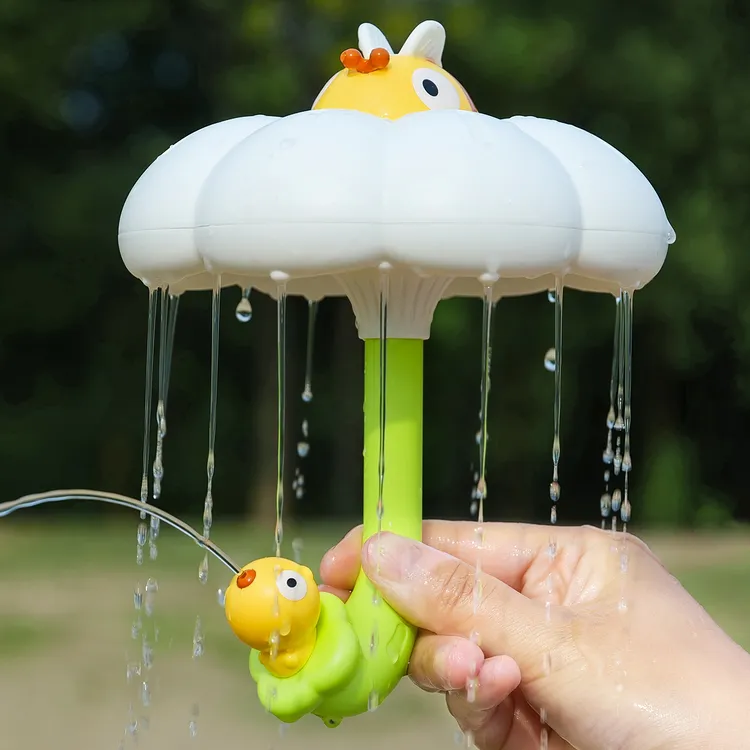 宝宝洗澡戏水雨伞莲蓬头旋转花洒玩具儿童游泳玩水2025新款男女孩
