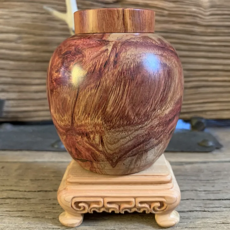 储物罐、茶叶罐、茶仓、茶器、非遗作品、木旋作品