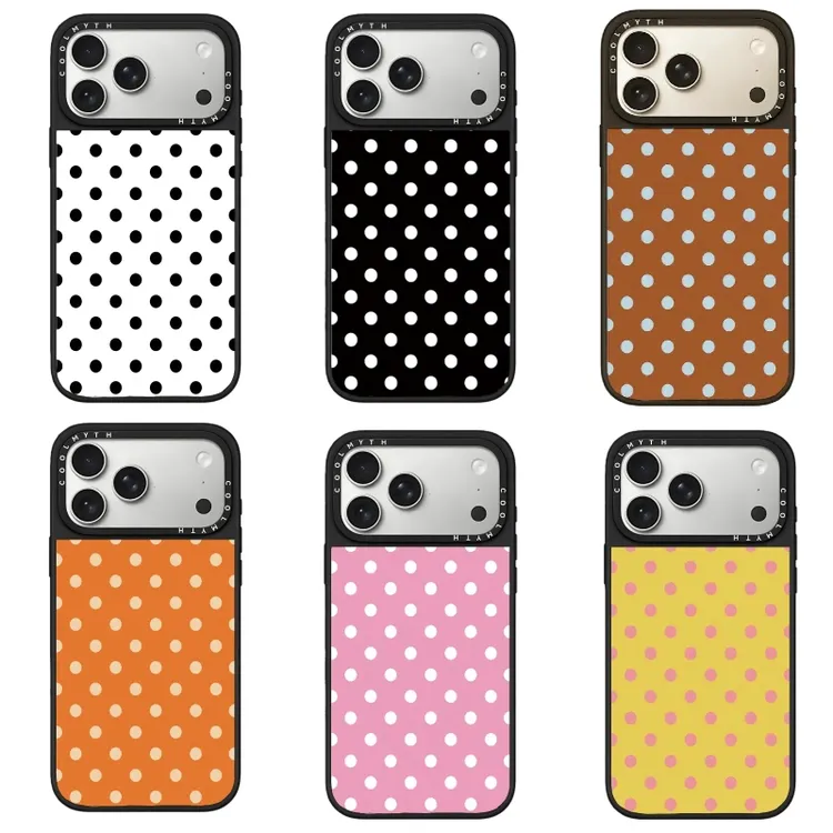 【经典波点系列】适用于iPhone17/16Promax简约百搭创意磁吸手机壳
