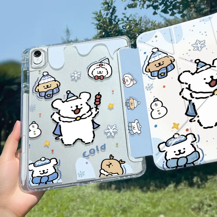 妙品线条小狗适用华为MatePad11.5S保护套pad11平板壳padse带笔槽