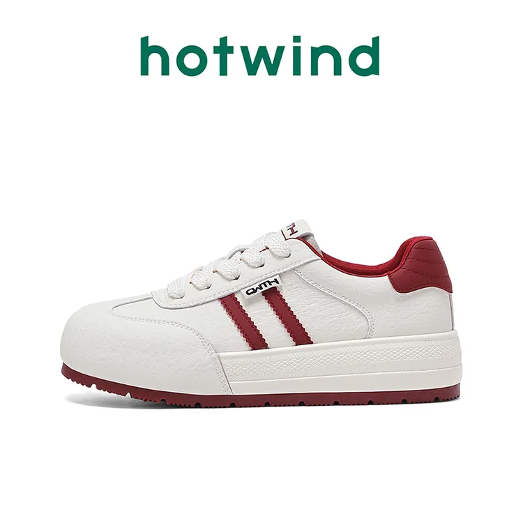 热风2025年秋季新款女士时尚休闲鞋H14W25D48