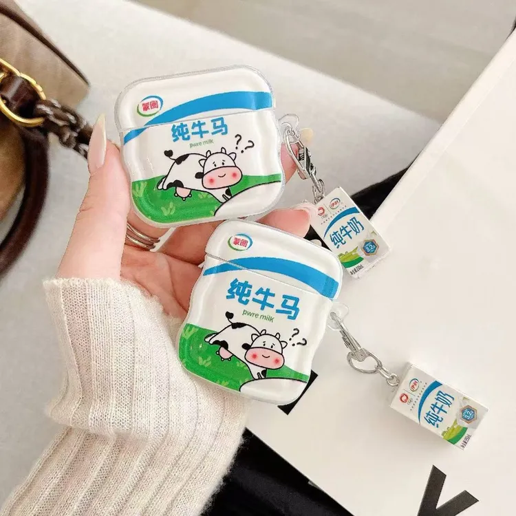 趣味蒙圈纯牛马保护套适用AirpodsPro2/3代苹果4代耳机壳pro3新款