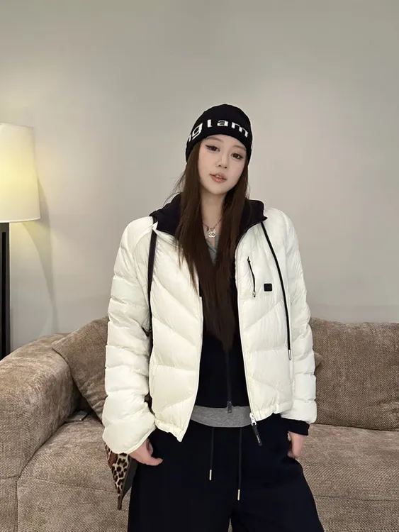 琪琪怪怪大码女装【鹅鹅绒服】简约休闲百搭短款羽绒服C38094QTQ