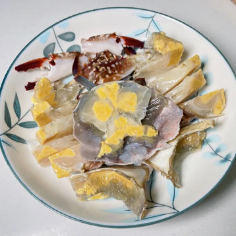 舟山白膏呛蟹4-6两大肉蟹10只咸呛蟹母蟹腌制即食不可蒸煮