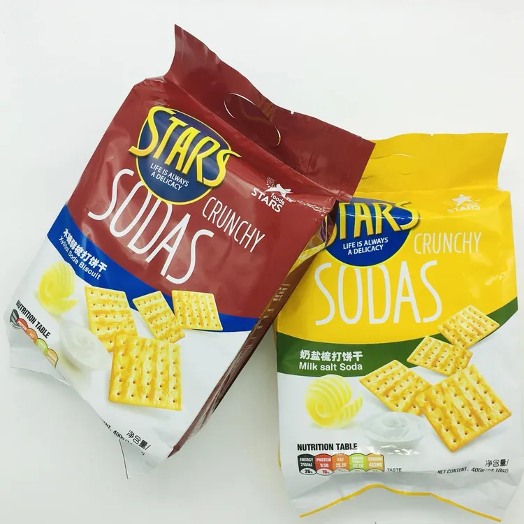 香港众星奶盐木糖醇苏打饼干咸味梳打饼干笋