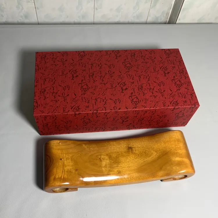 ·#金丝楠木如意枕头*健康睡眠*匠心制作*木枕头*颈椎金丝楠木扇