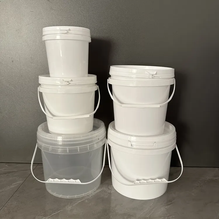 厂家直销食品级1升2升3升4公斤密封塑料桶加厚压盖好易开酱料桶