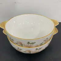 双耳山茶花大汤碗LZ1