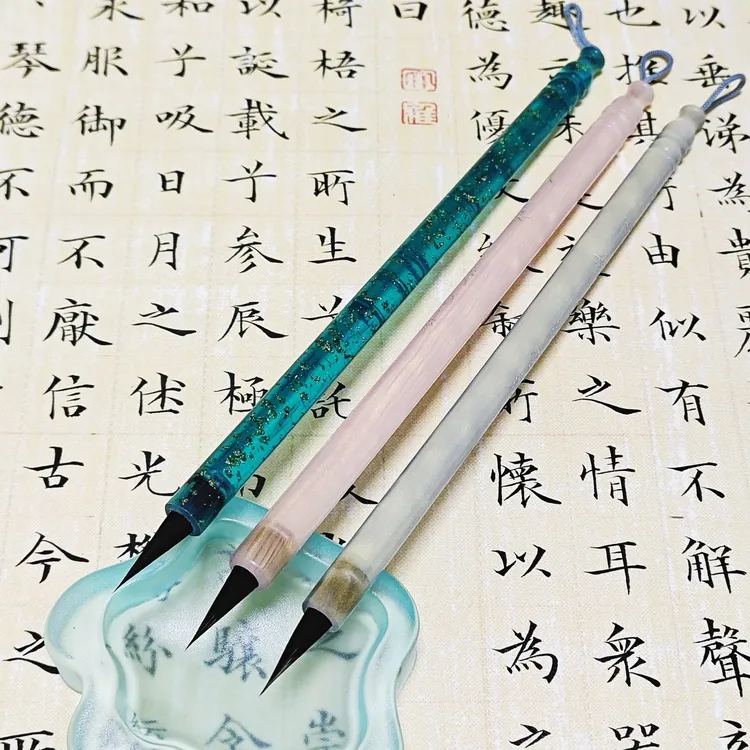 专业紫毫小楷毛笔出峰2.0cm口径0.6cm瘦金体适合文征明琴赋千字文