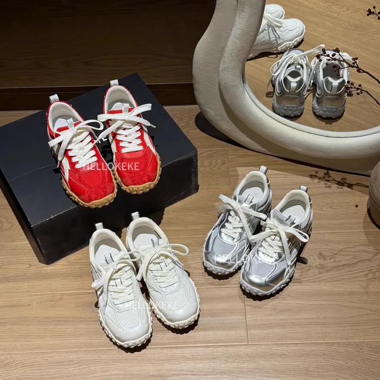 暖洋【夏天】6cm跟高 小个子定制内增高夏季厚底网面透气德训鞋女