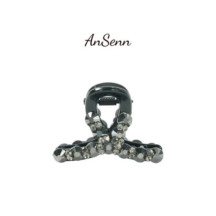 【小魏总珠宝】交叉镶嵌小抓夹-4cm