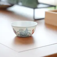 【YR】仿明成化斗彩   鸡缸杯