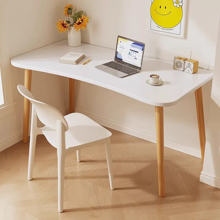 简易女生卧室电脑桌学生家用学习书桌小户型出租屋工作台办公桌子