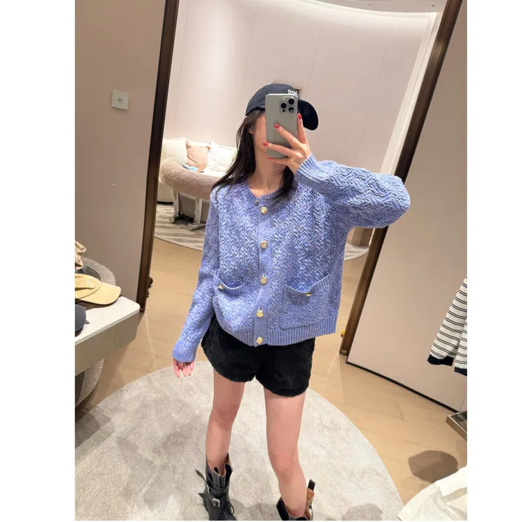 BETTER JOELAY-【罗兰低语】时尚简约针织开衫毛衣个性慵懒LL5932