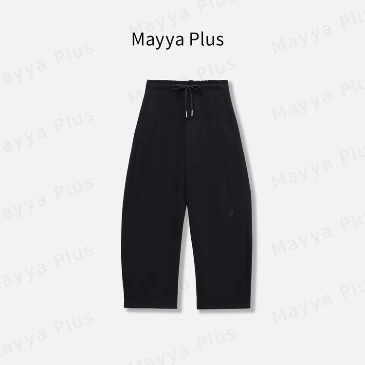 【美式弯刀】Mayya Plus麦芽定制松紧腰流光风弯刀休闲裤子32546368