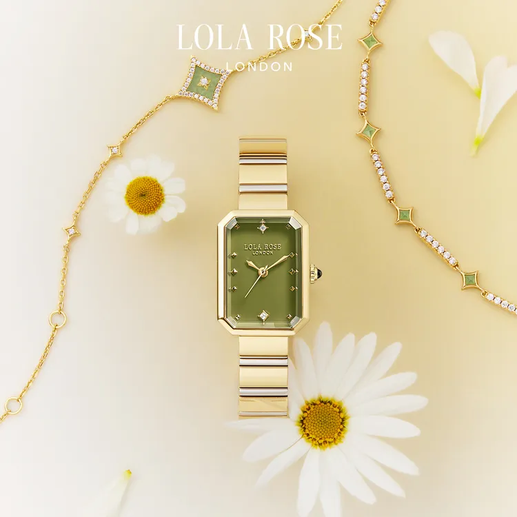 【春上新】LolaRose罗拉玫瑰方糖小绿表手表女送女友礼物自播商品图