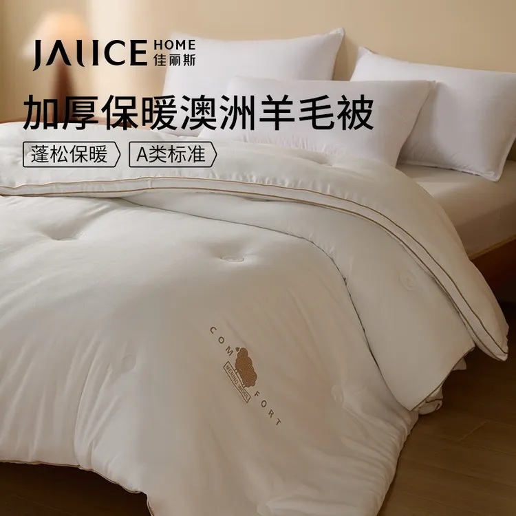 佳丽斯澳洲柔软棉被芯春秋被被子过冬神器春秋澳洲进口澳洲羊毛被商品图