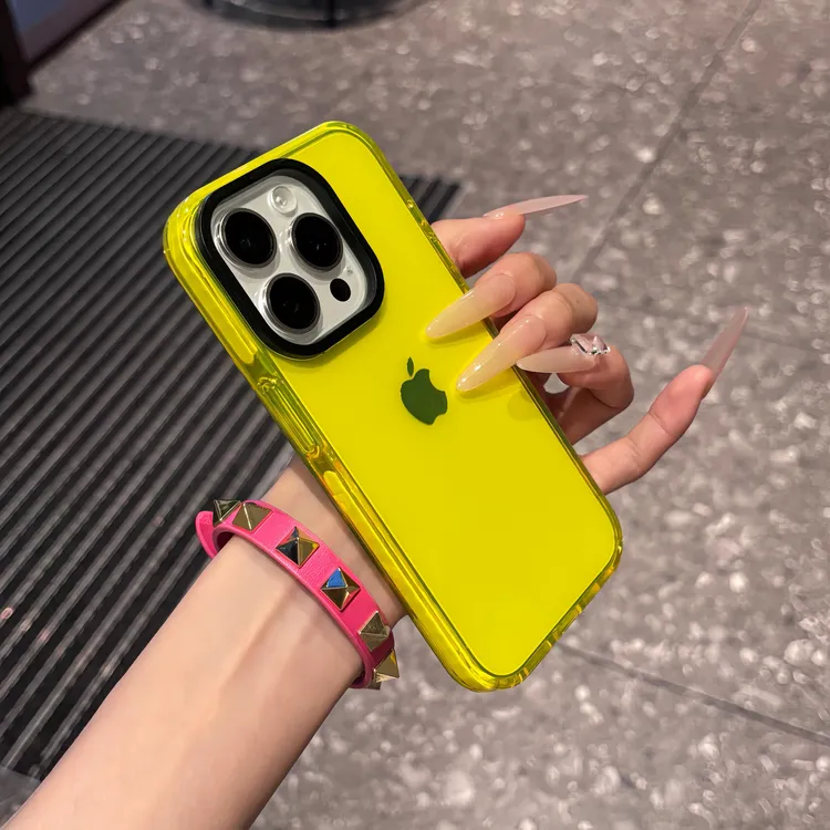 简约透明多巴胺色适用iPhone16苹果13promax手机壳14/15pro保护套