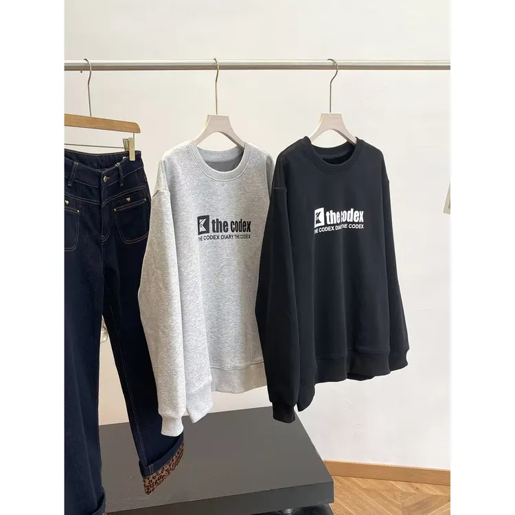 T 加绒加厚！性价比牛货！男士潮牌字母印花长袖卫衣 C10男装 H7115