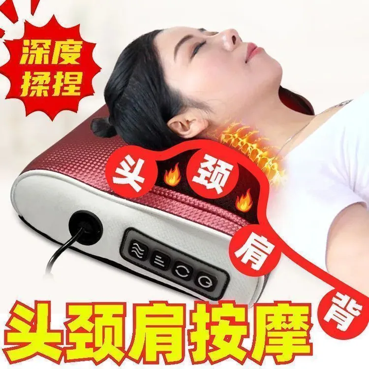 颈椎多功能颈椎腰腿背部多功能热敷枕器腰按摩颈椎器颈椎热敷按摩商品图