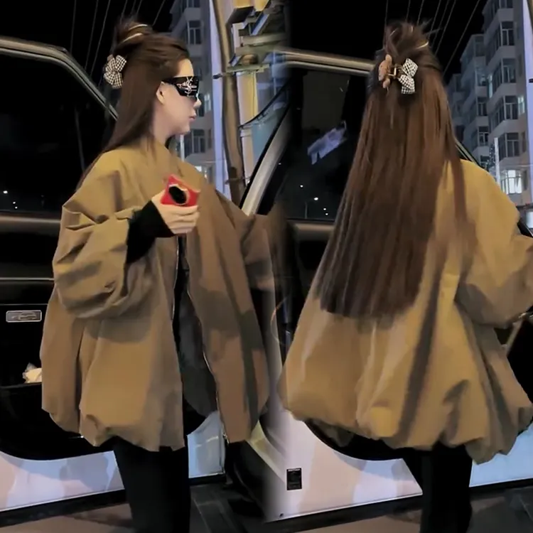 2025秋季新款时尚显瘦气质网红高档洋气女高级百搭宽松大码外套潮