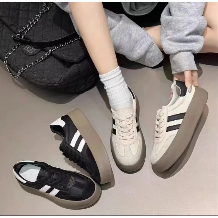 (现货+运费险）四季德训鞋夏款板鞋运动鞋德训鞋舒适-易