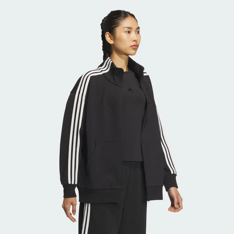 阿迪达斯女子轻运动运动休闲夹克外套 JN0759