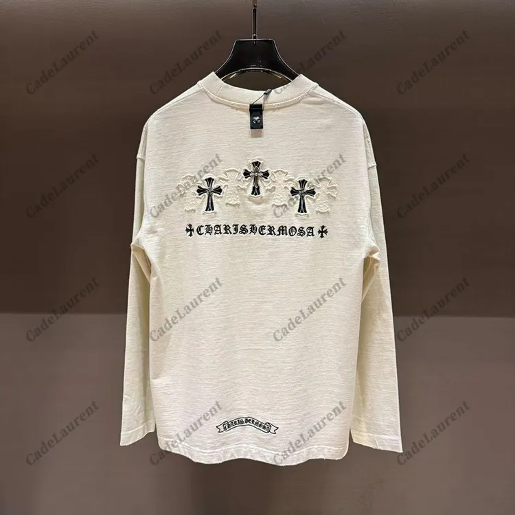 男士秋季新款长袖百搭时尚圆领卫衣纯色刺绣卫衣 HP-5006