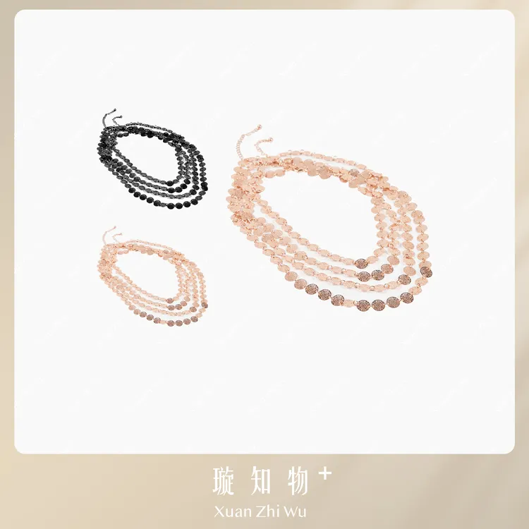 铜合金项链希腊少女项链