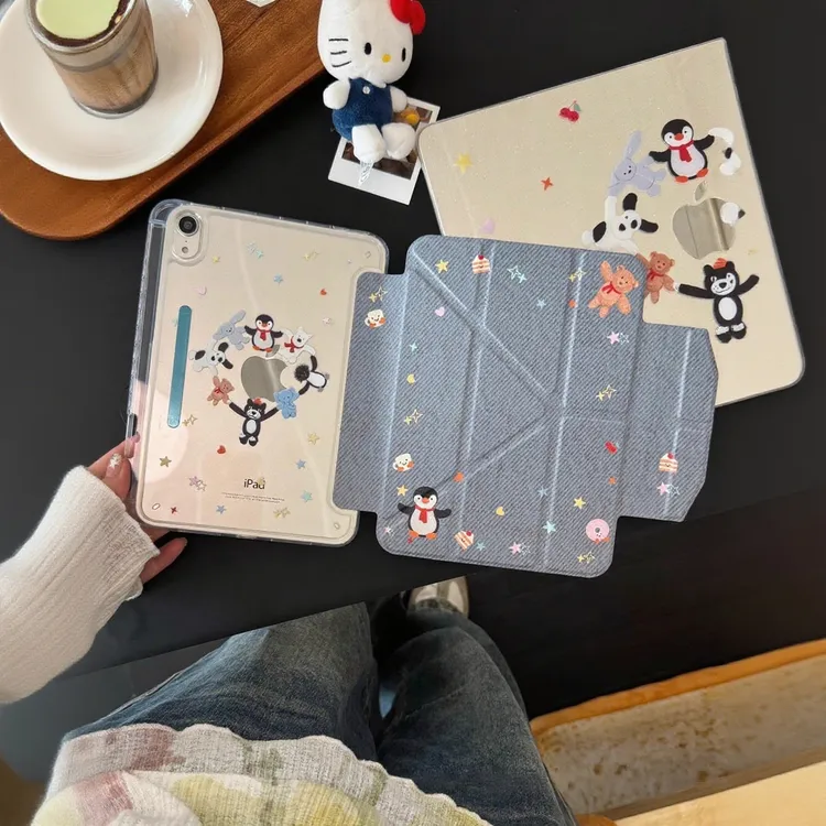 牛仔企鹅适用华为MatePad11.5S保护套磁吸padair笔槽padpro平板壳