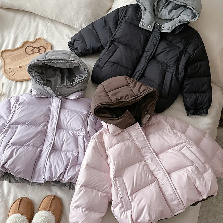 【新标90白鸭绒】2025女童冬款新款鸭绒羽绒服HS65661