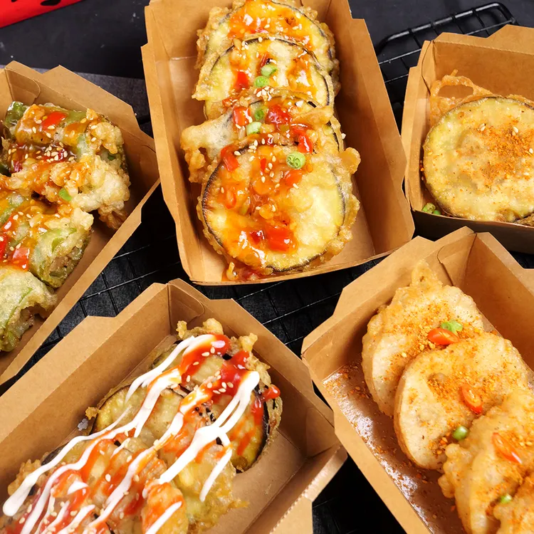 11款茄盒/藕盒/辣椒盒小吃学习制作视频课程