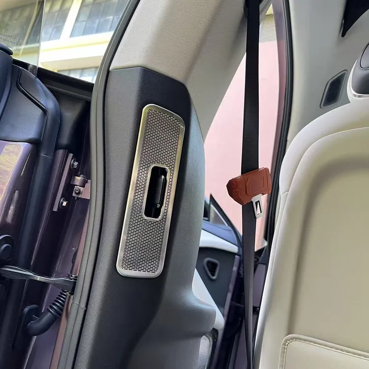 适用于领克10EMP B柱出风口保护罩专用内饰不锈钢贴片改装车配件