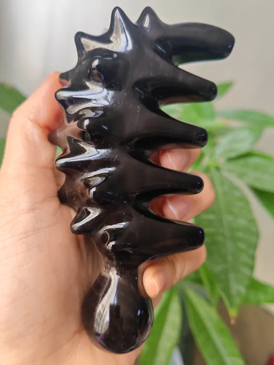 黑水牛角海参刺猬按摩头部肩颈身体家用多功能头疗加厚