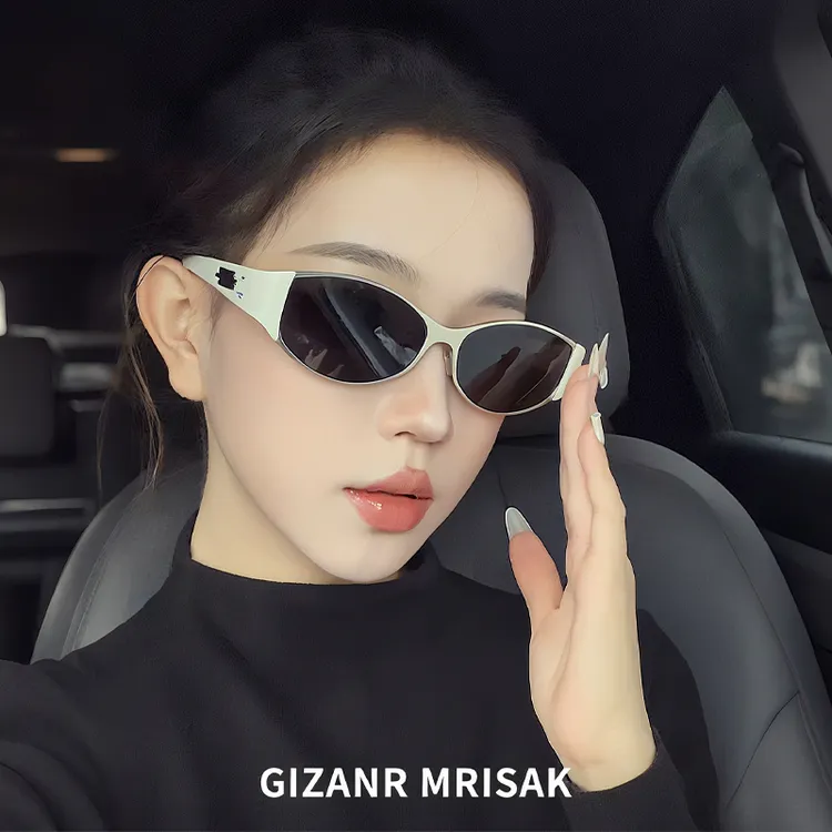 网红高级猫眼墨镜潮流偏光防紫外线太阳镜百搭时尚太阳防晒镜眼镜商品图