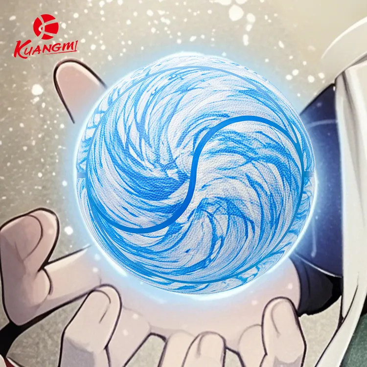 狂迷发光篮球螺旋丸8-16岁青少年专用7号成人室内外耐磨训练比赛