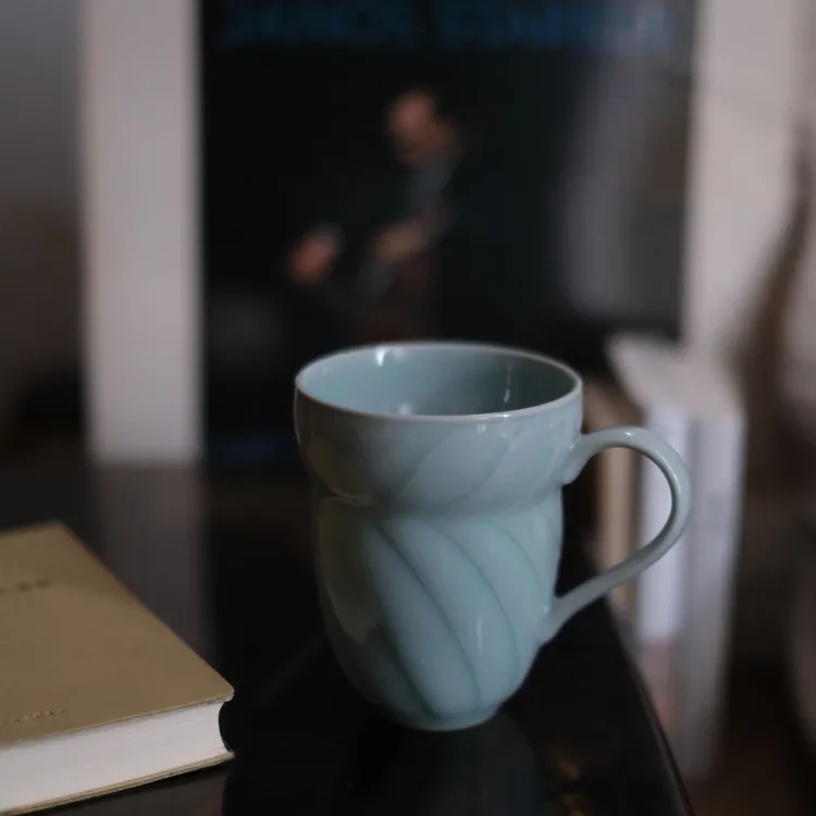 【造青·秋水杯】龙泉青瓷手工随行小精致青瓷茶杯办公杯水杯礼盒装