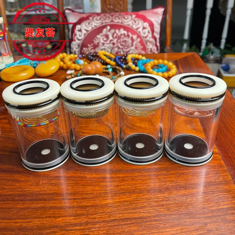 老谭罐 蝈蝈叫罐 蝈蝈罐 有机玻璃鸣虫罐60直径 高99蝈蝈鸣虫虫具