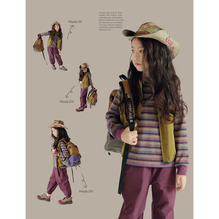 【熙熙可可】2025儿童童装秋冬时尚百搭休闲加绒山系马甲 WT2589