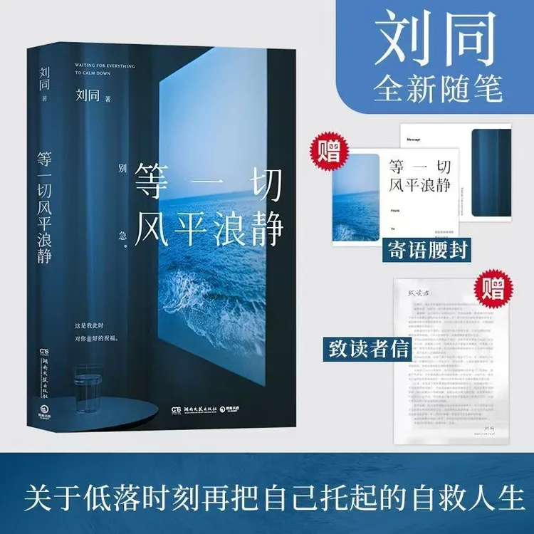 (现货速发)等一切风平浪静 刘同2024新书 十年蜕变之作励志随笔集
