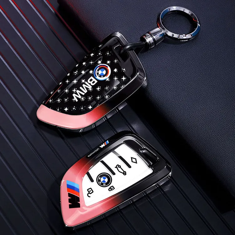 适用于宝马3系5系7系刀锋钥匙套320i保护壳525liX3男车钥匙保护壳